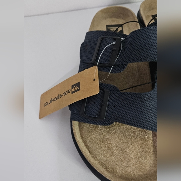 quicksilver Embark Deck Double Strap Sandals  Men's Size 7 blue comfy - Picture 3 of 10